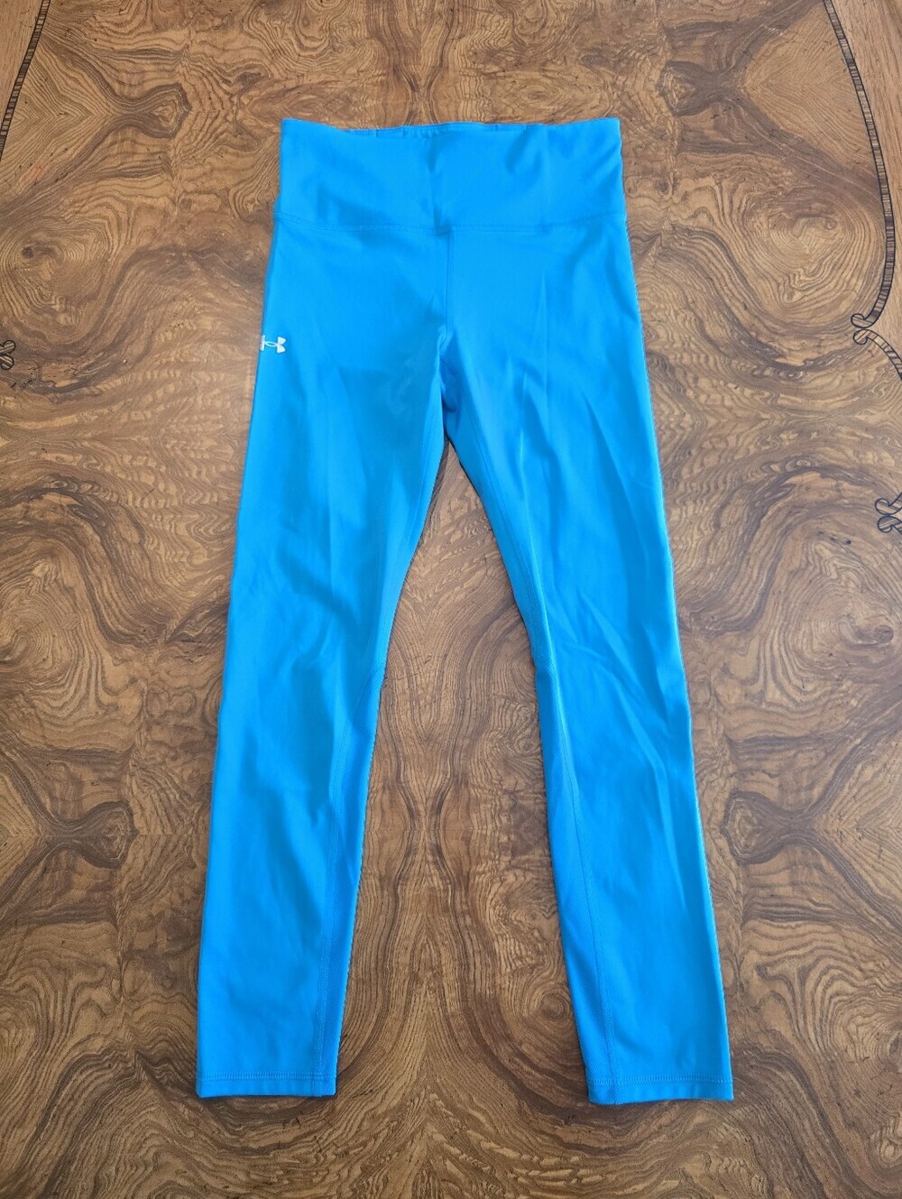 Under Armour Motion Women's Ankle Leggings Teal Blue Size Small NWOT